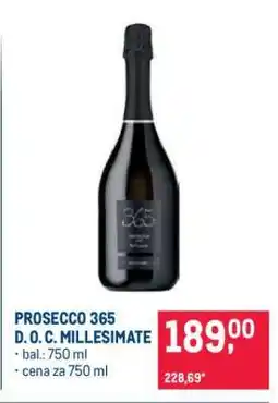 Makro PROSECCO 365 D.O.C. MILLESIMATE nabídka