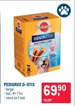Makro PEDIGREE D-STIX nabídka