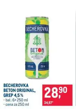 Makro BECHEROVKA BETON ORIGINAL, GREP 4,5% nabídka