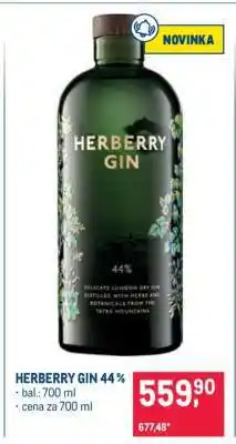 Makro HERBERRY GIN 44 % nabídka