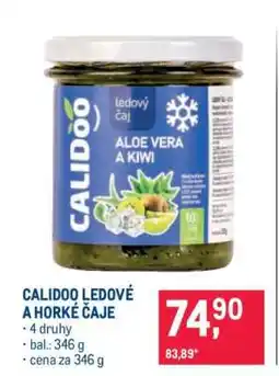 Makro CALIDOO LEDOVÉ A HORKÉ ČAJE nabídka