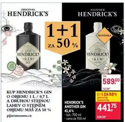 Makro HENDRICK'S ANOTHER GIN 41,4% nabídka