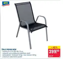 Makro Židle Frenso New nabídka