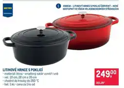 Makro LITINOVÉ HRNCE S POKLICÍ nabídka