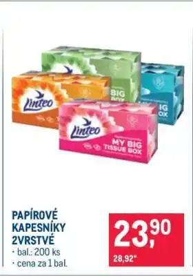Makro Papírové kapesníky 2vrstvé nabídka