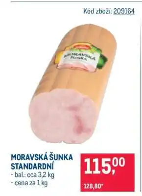 Makro Moravská šunka standardní nabídka