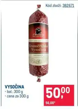 Makro Vysočina nabídka