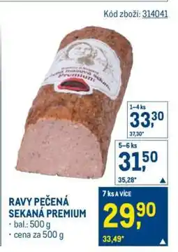 Makro RAVY PEČENÁ SEKANÁ PREMIUM nabídka