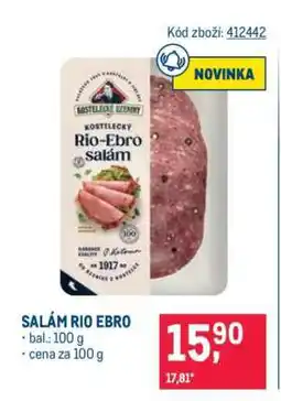 Makro Salám Rio Ebro nabídka