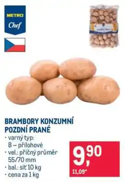 Makro Brambory konzumní pozdní prané nabídka