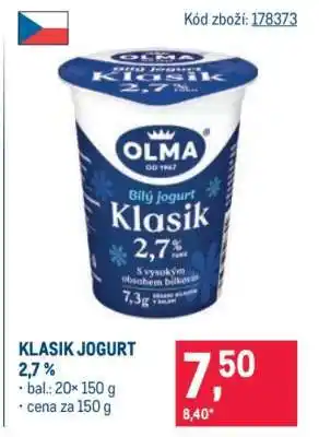 Makro Klasik jogurt 2,7 % nabídka