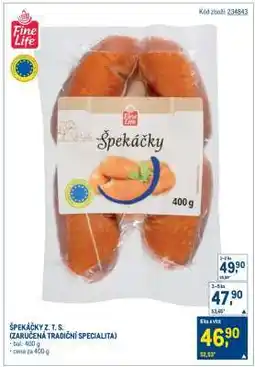 Makro Špekáčky Z. T. S. (zaručená tradiční specialita) nabídka