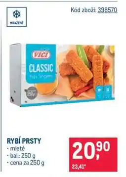 Makro Rybí prsty nabídka