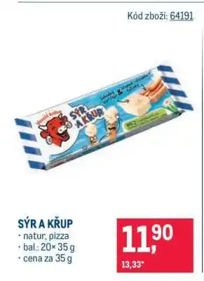 Makro Sýr a křup nabídka