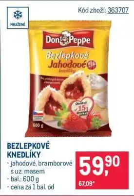 Makro Bezlepkové knedlíky nabídka