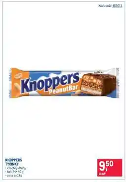 Makro KNOPPERS TYČINKY nabídka