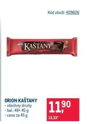 Makro Orion Kaštany nabídka