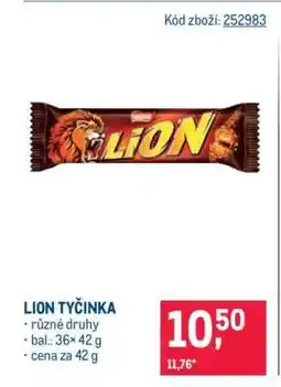 Makro Lion tyčinka nabídka