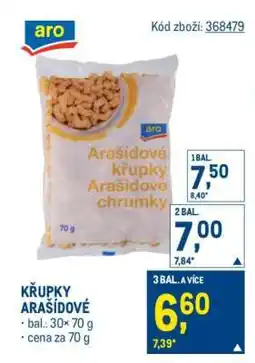 Makro Křupky arašídové nabídka
