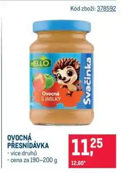 Makro Ovocná přesnídávka nabídka