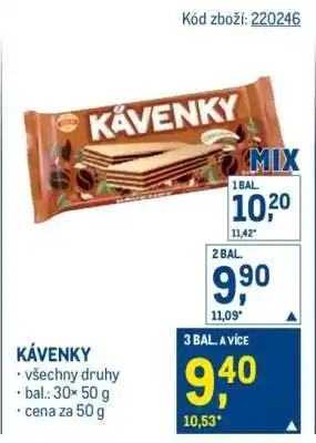 Makro Kávenky nabídka