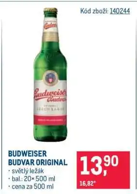 Makro Budweiser Budvar original nabídka