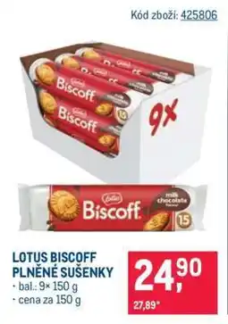 Makro Lotus Biscoff Plněné sušenky nabídka