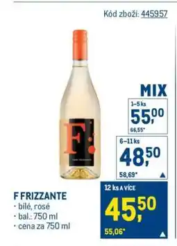 Makro F FRIZZANTE nabídka