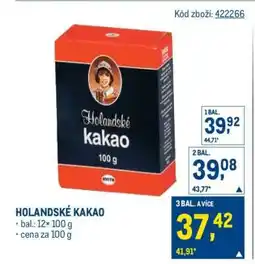 Makro Holandské kakao nabídka