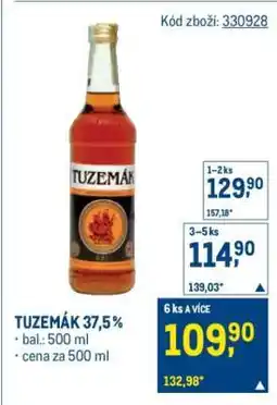 Makro Tuzemák 37,5 % nabídka