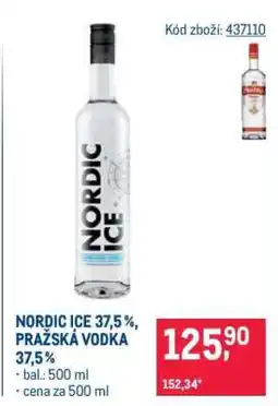 Makro NORDIC ICE 37,5 %, PRAŽSKÁ VODKA 37,5 % nabídka