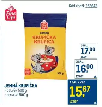 Makro Jemná krupička nabídka