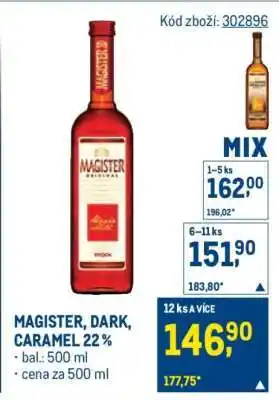 Makro MAGISTER, DARK, CARAMEL 22% nabídka