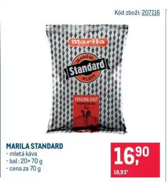 Makro Marila Standard nabídka