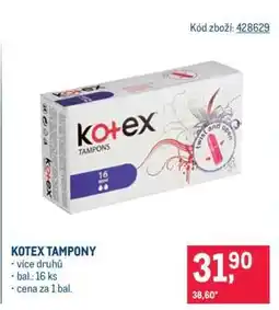 Makro Kotex Tampony nabídka