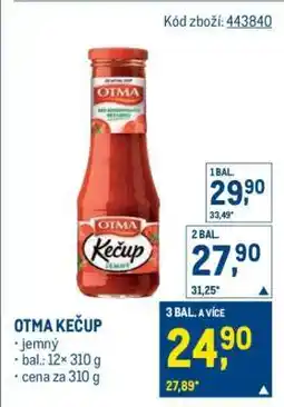 Makro OTMA Kečup nabídka