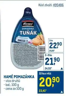 Makro HAMÉ POMAZÁNKA nabídka