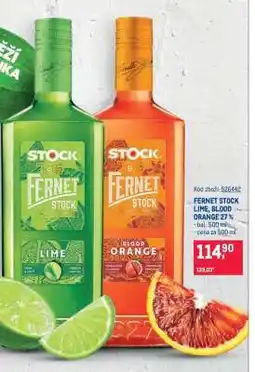 Makro FERNET STOCK LIME, BLOOD ORANGE 27% nabídka