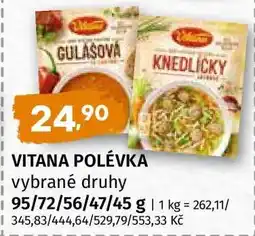 Terno Vitana Polévka nabídka