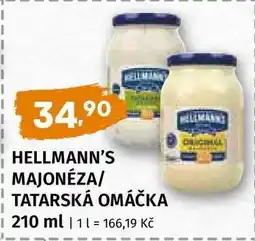 Terno Hellmann’s Majonéza / Tatarská omáčka nabídka