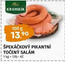 Terno Špekáčkový pikantní točený salám nabídka
