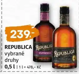 Terno REPUBLICA vybrané druhy nabídka