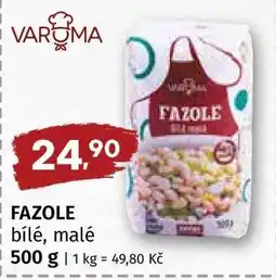 Terno FAZOLE bílé, malé nabídka