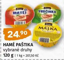 Terno HAMÉ PAŠTIKA vybrané druhy nabídka