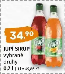 Terno Jupí sirup vybrané druhy nabídka