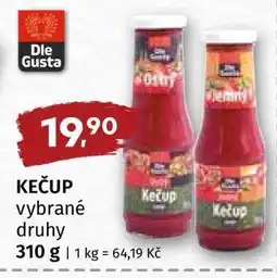 Terno KEČUP vybrané druhy nabídka