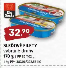 Terno Sleďové filety nabídka