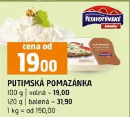 Terno Putimská pomazánka nabídka