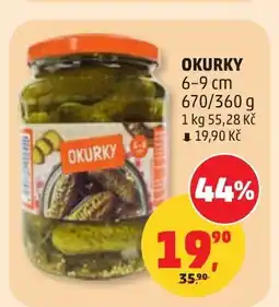 Penny Market Okurky 6-9 cm nabídka
