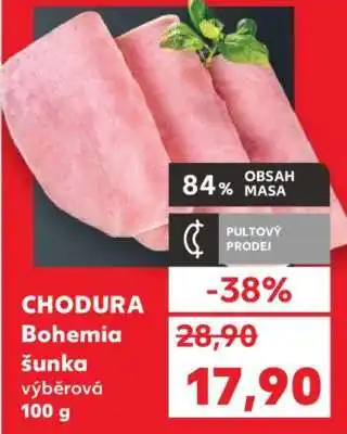 Kaufland CHODURA Bohemia šunka výběrová 100 g nabídka